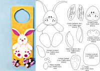 Выкройка зайца - игрушка для ребенка