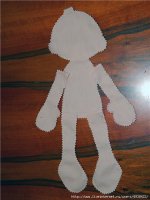 Чердачная кукла - выкройка игрушки для детей